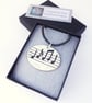 Oval Musical Notes Pendant - Image 5