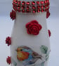 Handmade Robin flower vase,  - Image 5