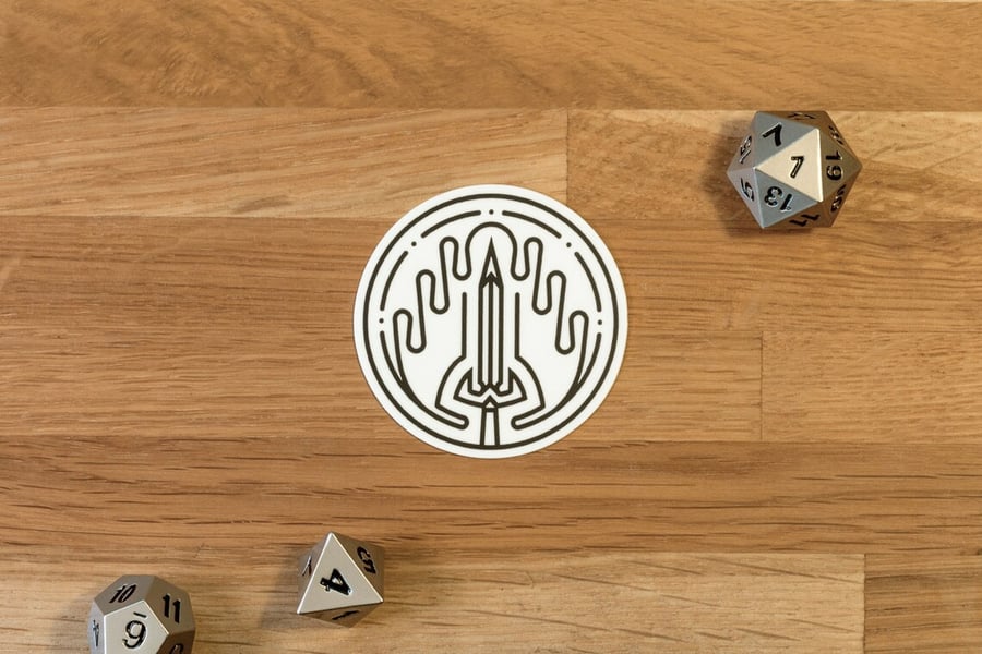 Blood Hunter Sticker - accessories for D&D players