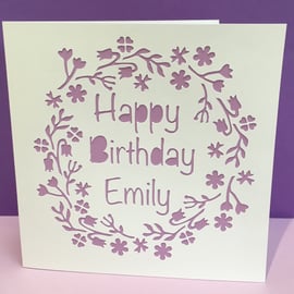 Personalised Birthday Card