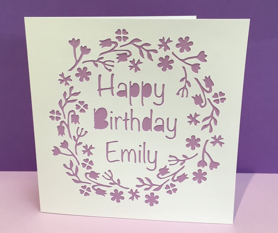 Personalised Birthday Card