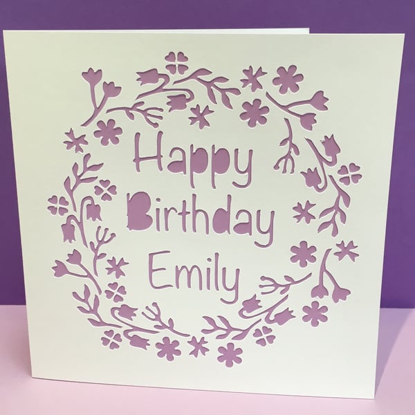 Personalised Birthday Card