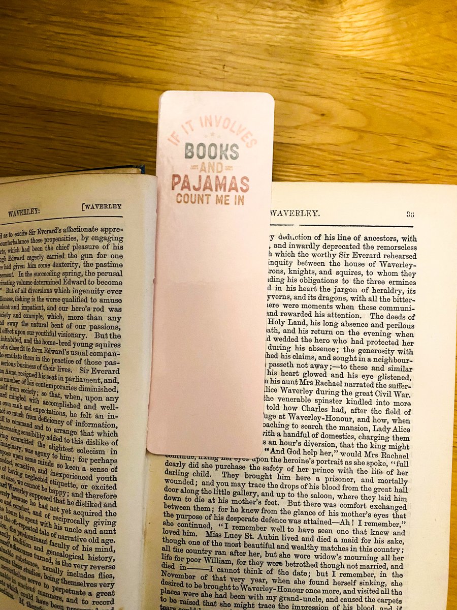 Books and Pjs - Bookmark