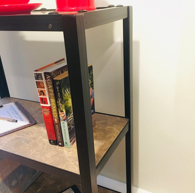 Premium Italian Ceramic Bookcase, Shelves, Stee... Folksy