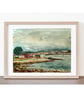 Cremyll Cornwall Watercolour Painting on Yupo Paper Mounted - Image 2
