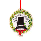 Nadolig LLawen Welsh Christmas decoration
