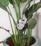 Hanging koala ornament for plant, crazy plant lady gift, cute animal decor. - Image 3
