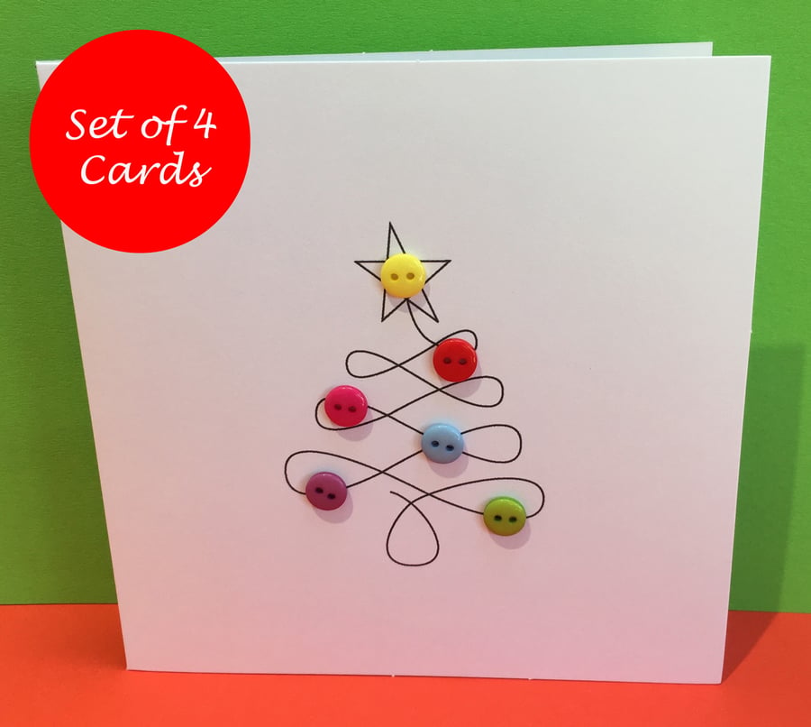 Pack of 4 Christmas Cards