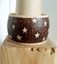 Pyrography barn owl wooden bangle  - Image 4