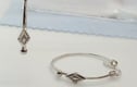 Hoop earrings sterling silver