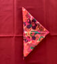 Handmade Liberty Tana Lawn Cotton Handkerchief – Prospect Flower floral design - Image 4