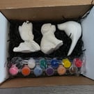 Paint your own toy ,for children and adults 