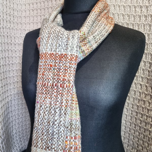 Handmade handwoven scarf