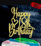 13th Birthday Cake Topper, Happy 13th Birthday Cake Topper, Custom Cake Topper - Image 6