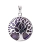 AMETHYST TREE OF Life Pendant, Stone, Amethyst Gems, Healing Crystals and Stones