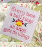 Every time a bell rings, an angel gets its wings: Cross Stitch Pattern PDF - Image 2