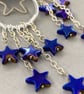 Blue Hematite Star Dangle Drop Earrings - Image 8