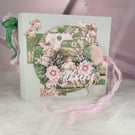 Handmade Scrapbook Album  - Elegant Memory Album.