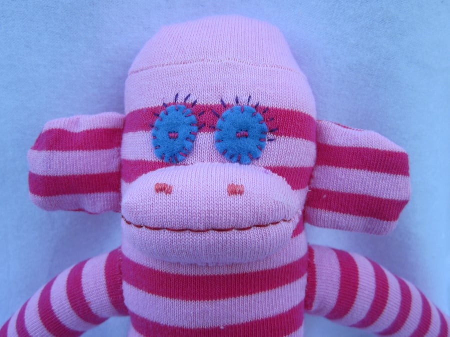 Sock monkey Loulou CE certified