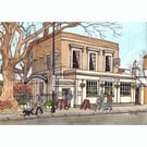 Canonbury Tavern, A4 and A5 size
