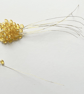 (FS21G light gold) 10 Stems Handmade Crystal Bead Leaf Sprays with Gold Stems