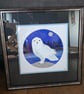 Snowy Owl Framed Original Painting 