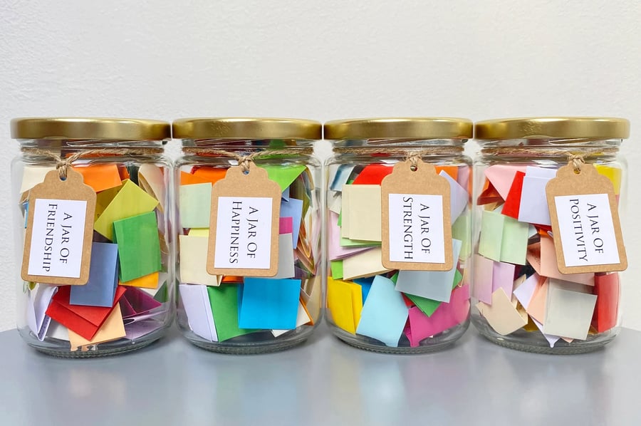 A Jar of Quotes, 52 Dates Affirmation Calm Family Friend Happiness Love and more