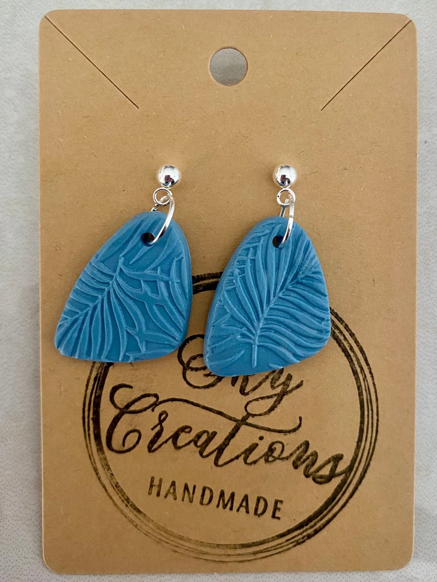 Ref: 2509 Handmade polymer clay earrings (includes FREE UK postage)