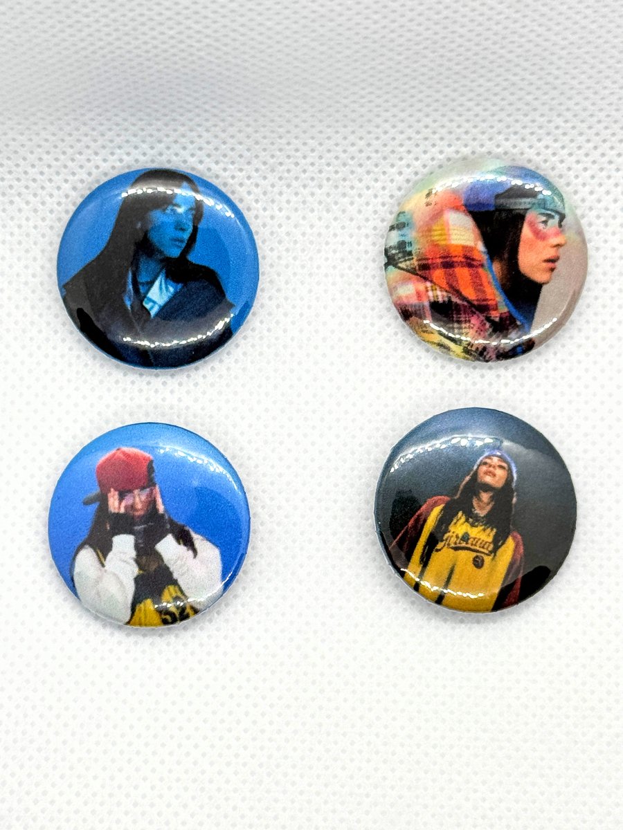Billie Eilish pin badges