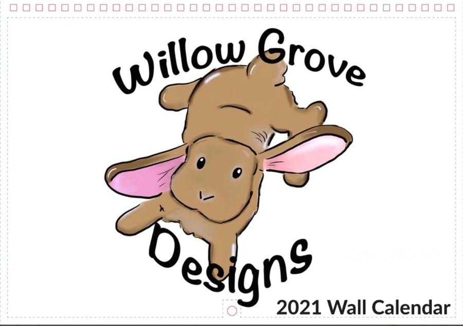 Willow Grove Designs 2021 Large Calendar