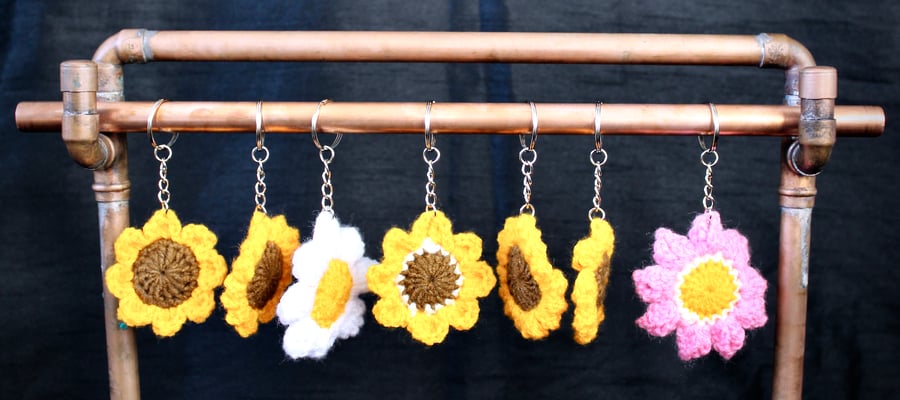 Flower keyring