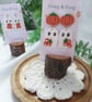 Cute ghost pumpkin dangle earrings  - Image 3