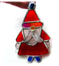 Santa Father Christmas Tree Stained Glass Suncatcher Xmas decoration - Image 9