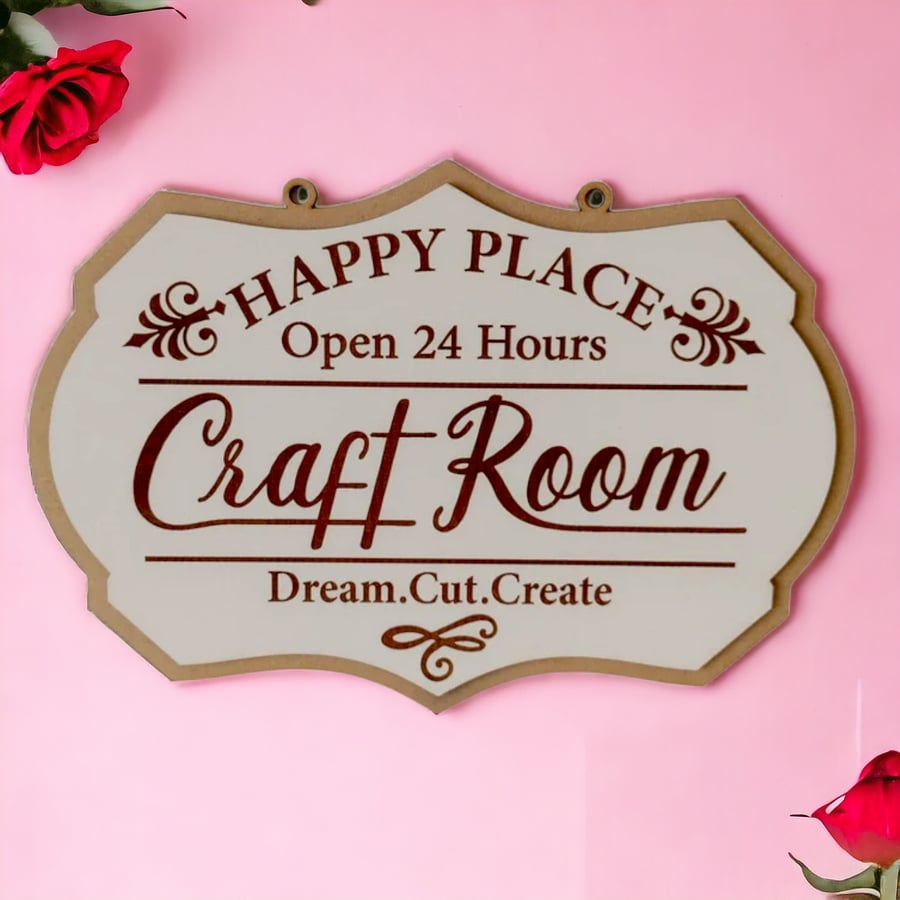 wall hanging craft room sign perfect for the craft person