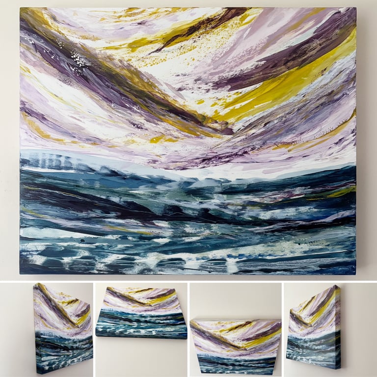 Perfectly Imperfect Original Seascape Painting - Sample 236