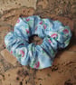 blue rose scrunchie - Image 1