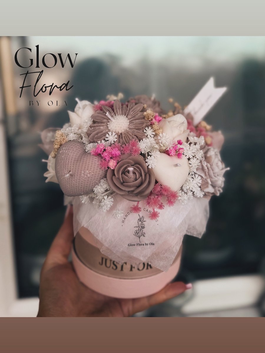 Soy wax candle bouquet
