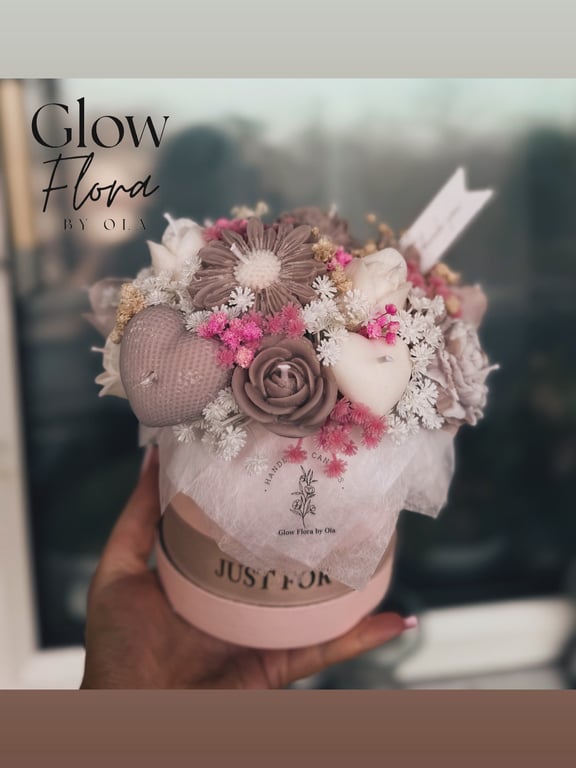 Soy wax candle bouquet