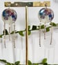 NASA Moon Image Earrings - Glitter Space Astronomy Dangle Studs - Image 5