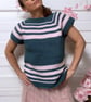 Teal Blush Crochet Top size M-L 65cm pit to pit  - Image 9