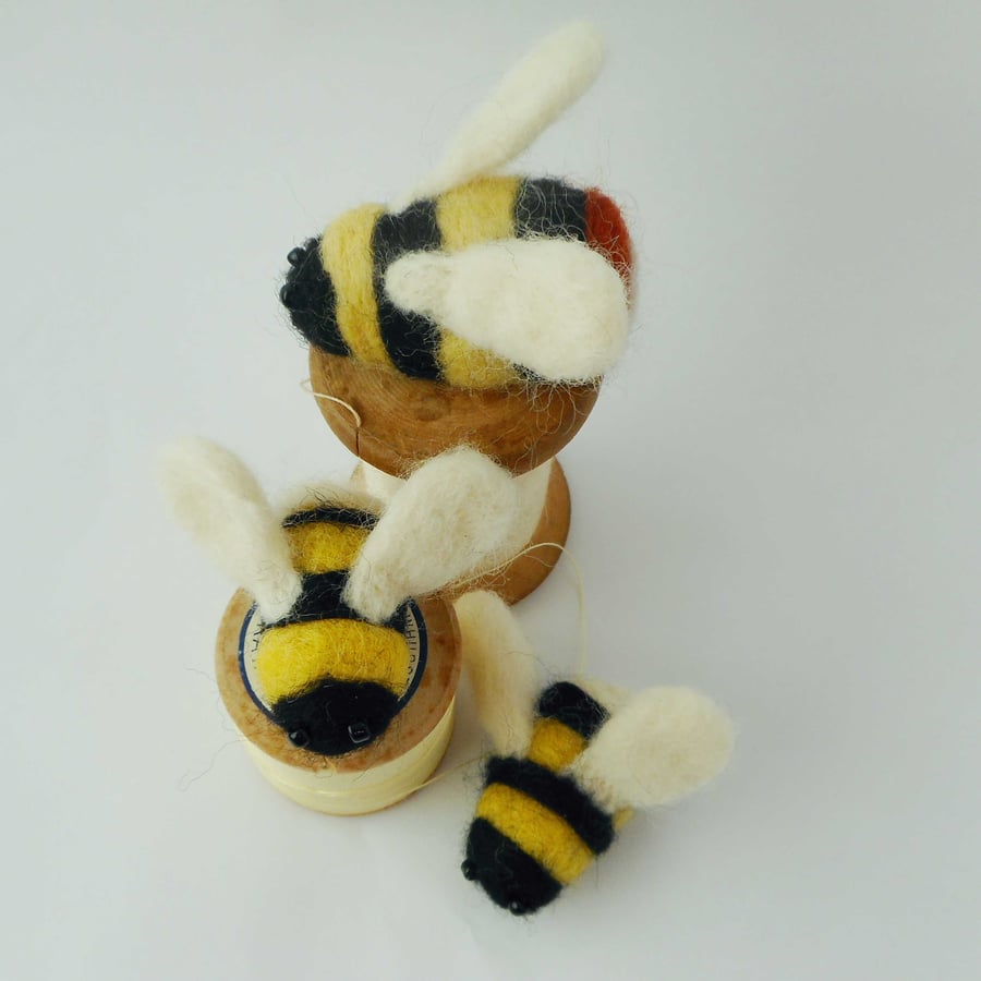 Morning session - Saturday 10 May 2025 - Needle Felted Bumble Bee (workshop) 