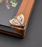 Handmade Brass and Bronze Moth Brooch with Freshwater Pearl - Image 8