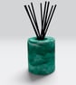 Teal Green Marbled Reed Diffuser Holder for 100 ml Squat Home Fragrance Bottle - Image 9