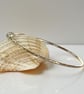 Gold Bangle With Silver Rings - Image 2