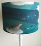 Polar Bear Artic Antics -Handmade Children Table Lampshade 30cm Drum. - Image 4