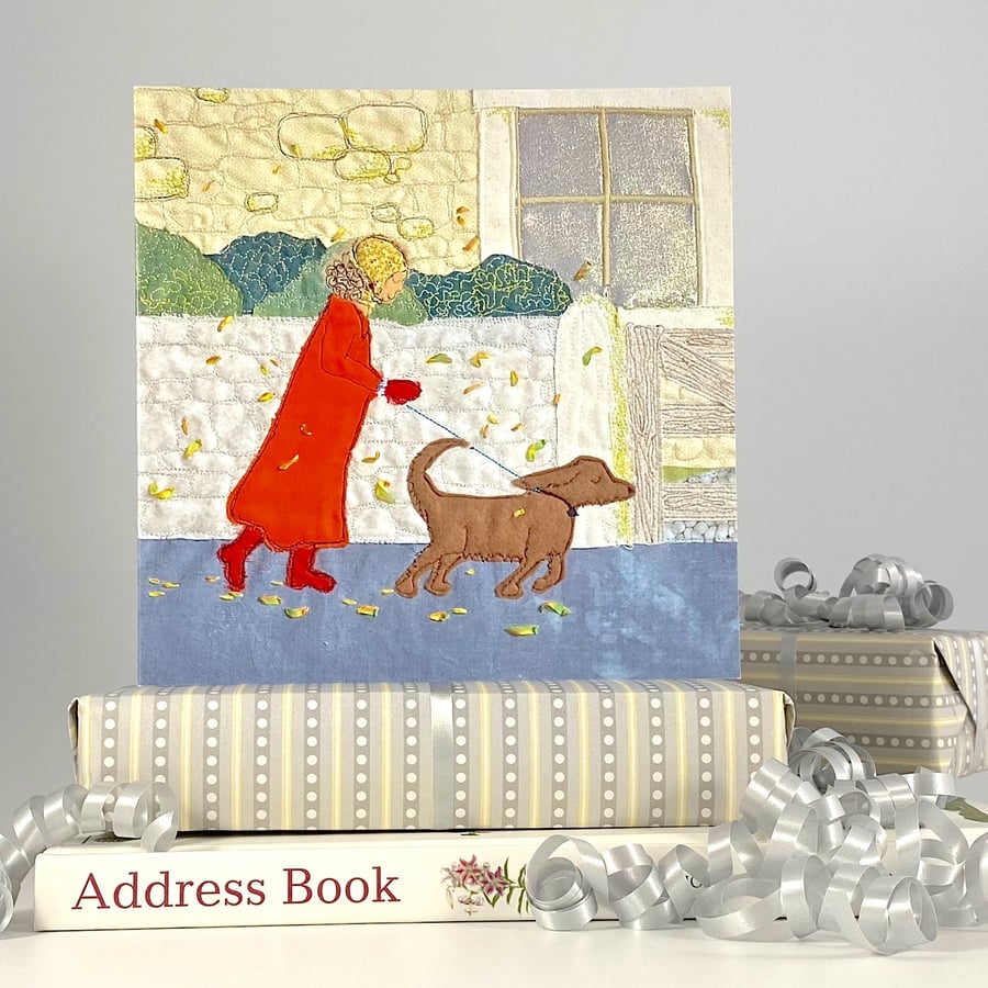 Birthday card with dog - dog birthday card