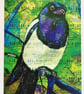 Magpie Print - Magnificent Mischievous Magpie  - Image 3