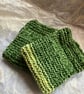 2 hand knitted eco friendly dishcloths  - Image 3