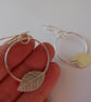 Contemporary, Sterling Silver Leaves Earrings - Image 4