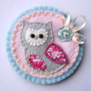 Owl Brooch ..... Reserved for Claire